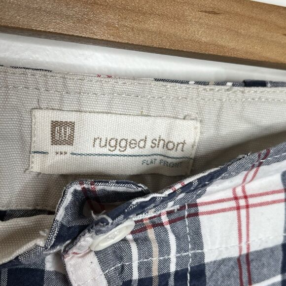 Gap Y2K Plaid Rugged Shorts Mens Size 42 Americana Patriotic Preppy Golf - Picture 4 of 8